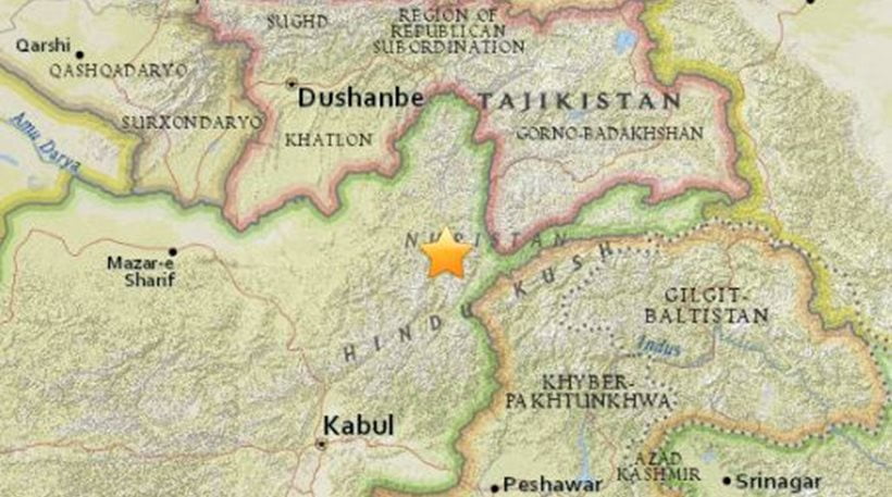 Σεισμός 5,6 βαθμών της κλίμακας Ρίχτερ στο Αφγανιστάν