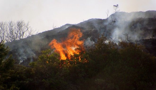 Εκκενώθηκαν χωριά στην Κύπρο λόγω μεγάλης πυρκαγιάς