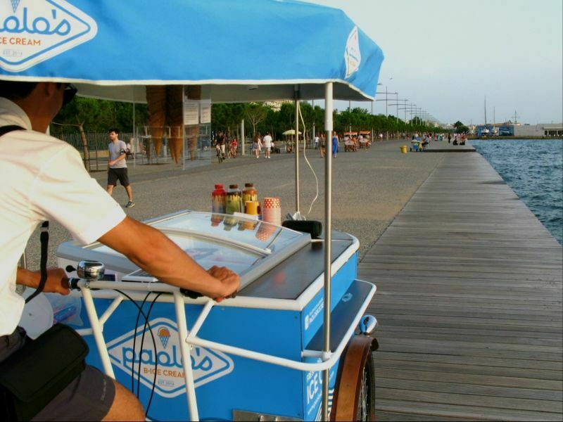 Το παγωτό-ποδήλατο της Νέας Παραλίας Θεσσαλονίκης!