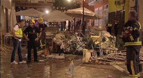 Ισπανία: Τουλάχιστον 77 τραυματίες από έκρηξη φιάλης υγραερίου!