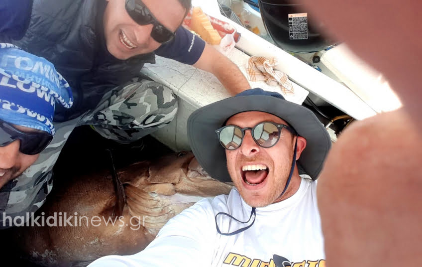 Ψάρεψαν βλάχο 72 κιλών ανοιχτά της Σιθωνίας!(ΦΩΤΟ- ΒΙΝΤΕΟ)