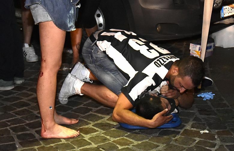 Champions League- Παραλίγο τραγωδία στην Ιταλία με 600 τραυματίες(ΦΩΤΟ)