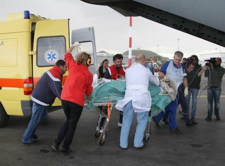 Αεροδιακομιδή για δύο παιδιά που τραυματίστηκαν σε τροχαίο στη Χαλκιδική