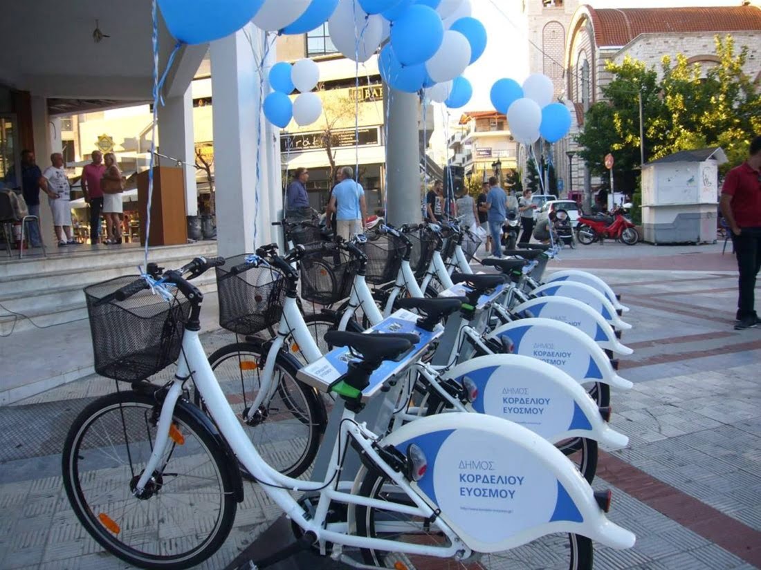 Ο δήμος Κορδελιού Ευόσμου απέκτησε τα δικά του κοινόχρηστα ποδήλατα!