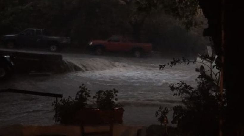 Σαμοθράκη: Πλημμύρες, κατολισθήσεις και αποκλεισμένοι δρόμοι από την καταιγίδα στο νησί