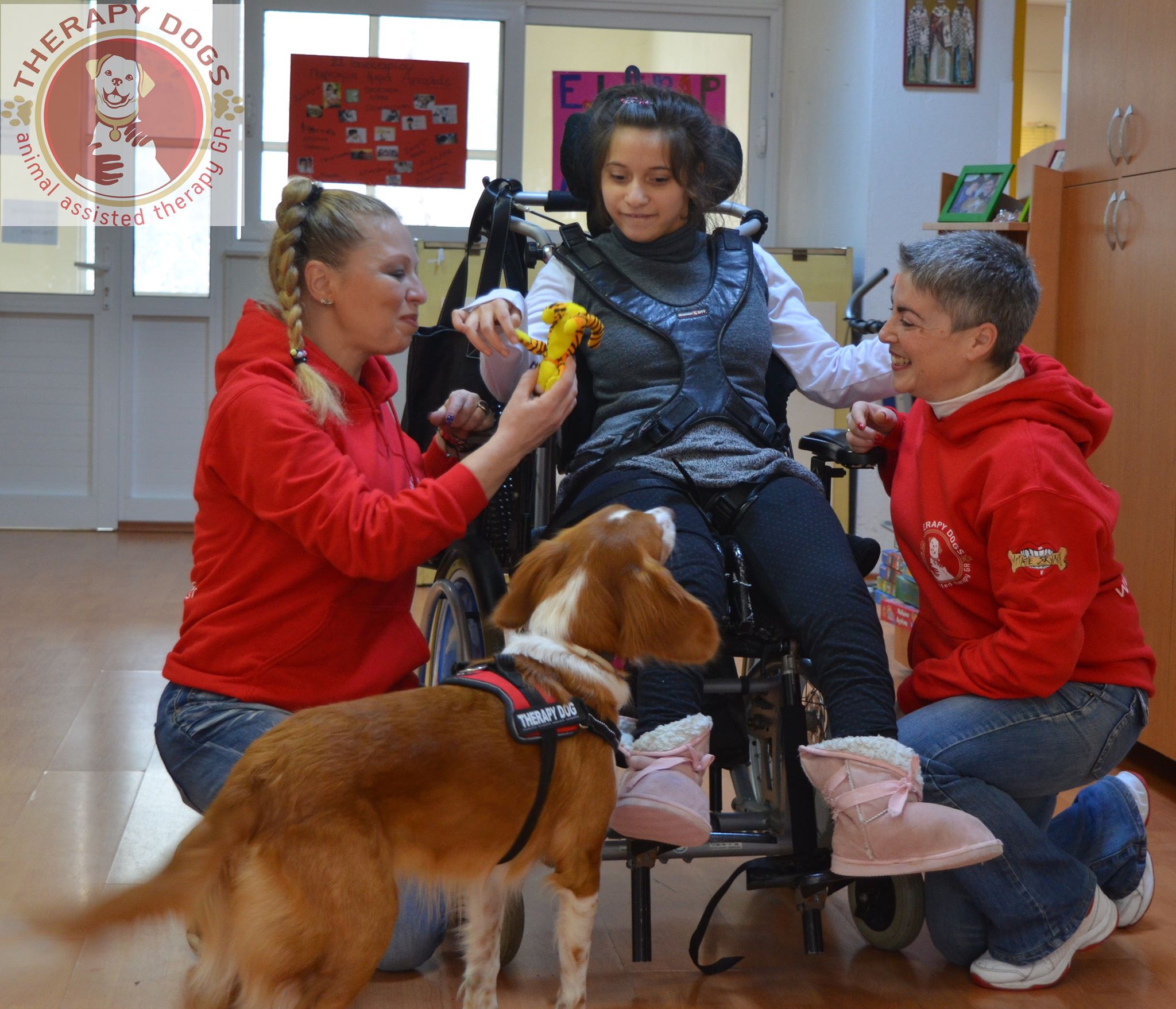 Σκυλιά από τη Θεσσαλονίκη θεραπεύουν άτομα με αναπηρία!