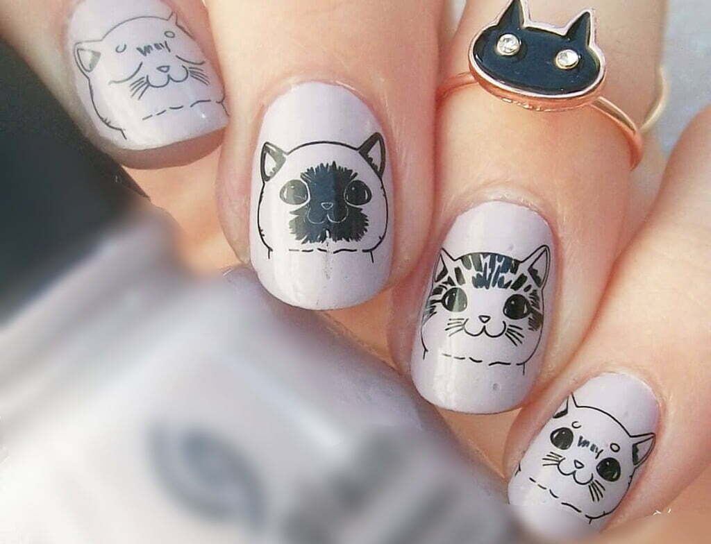 Cat lover nails: ότι πιο χαριτωμένο σε nail art!