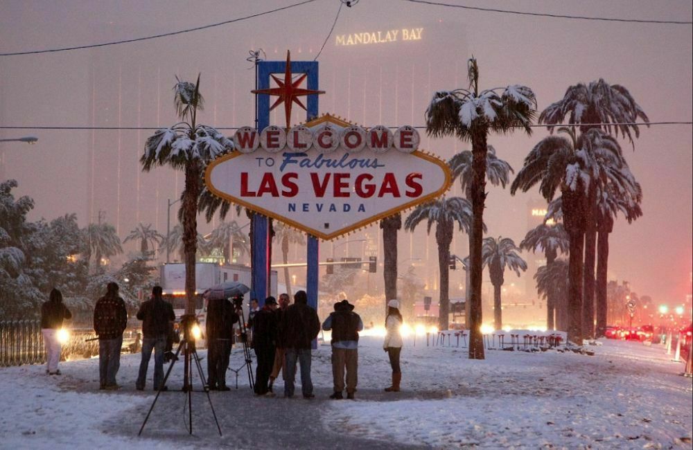 Χιόνισε στο Λας Βέγκας μετά από 82 χρόνια! (ΦΩΤΟ-VIDEO)