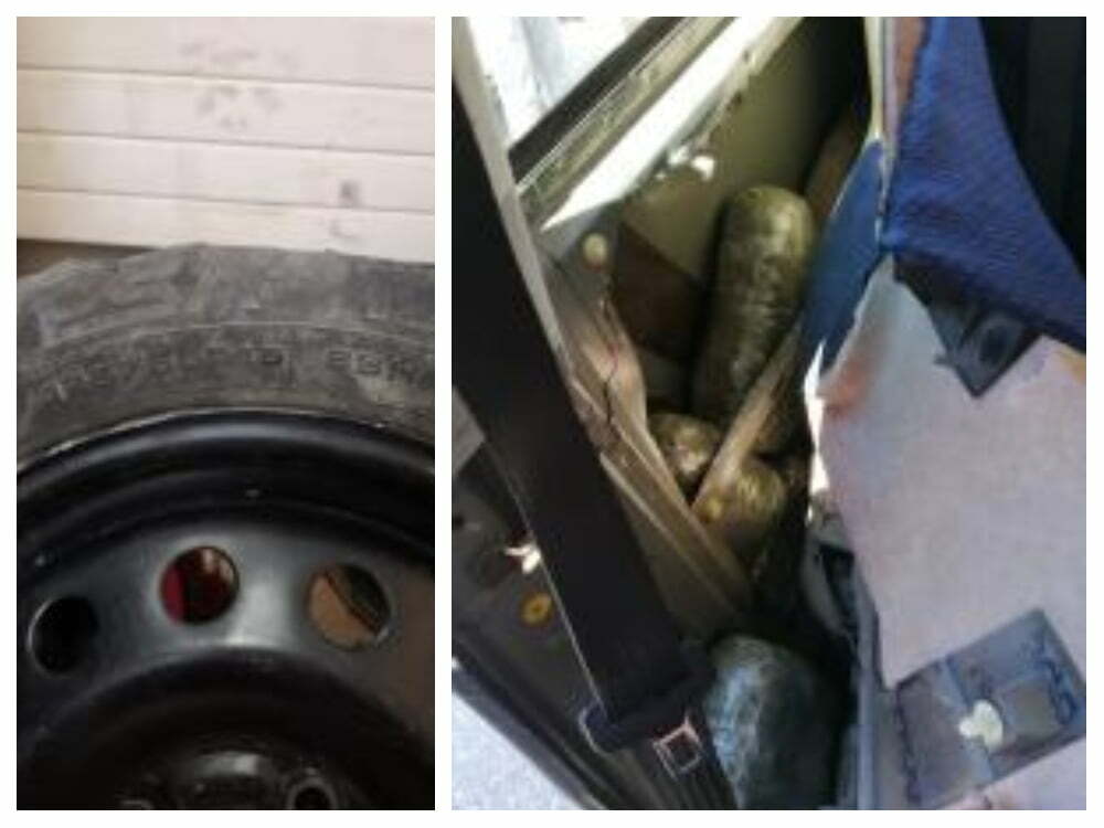 Ηγουμενίτσα: Έκρυβε στη ρεζέρβα του αυτοκινήτου εννιά κιλά κάνναβης