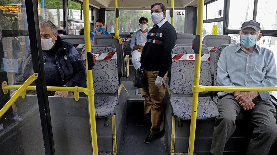 Επεισόδιο με άνδρα που δεν φορούσε μάσκα σε λεωφορείο του ΟΑΣΘ