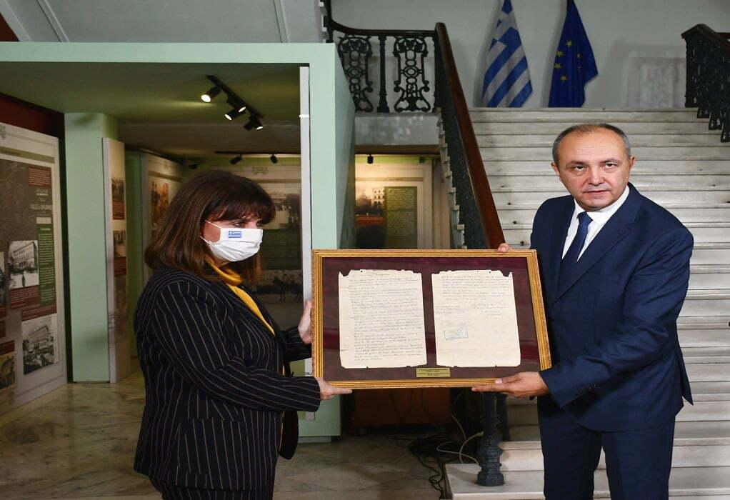 Κ.Σακελαροπούλου: Απαραίτητη έκφραση τιμής στην ιστορία της πόλης η επίσκεψή μου στη Θεσσαλονίκη