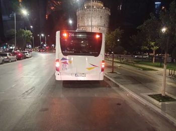 Θεσσαλονίκη: Επίθεση με σιδερογροθιά σε λεωφορείο του ΟΑΣΘ