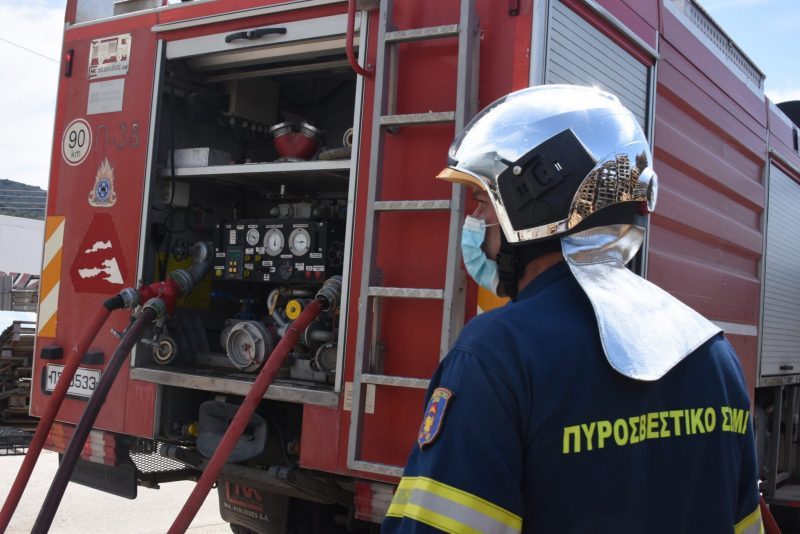 Θεσσαλονίκη: Φωτιά σε ακατοίκητο σπίτι στην Άνω Πόλη