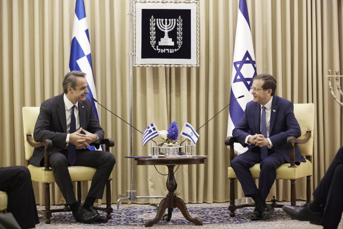 Συνάντηση Κυρ.Μητσοτάκη με τον με τον Πρωθυπουργό του Ισραήλ Ν.Μπένετ