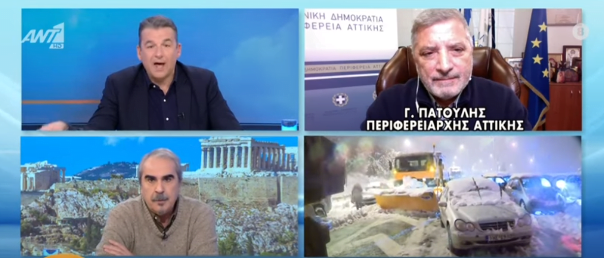 Κακοκαιρία: Σφοδρη επίθεση στον Πατούλη-“Θα έπρεπε να βάλετε την ουρά  στα σκέλια” (vid)