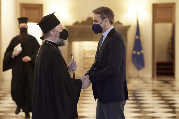 Συνάντηση του πρωθυπουργού με τον Αρχιεπίσκοπο Αυστραλίας