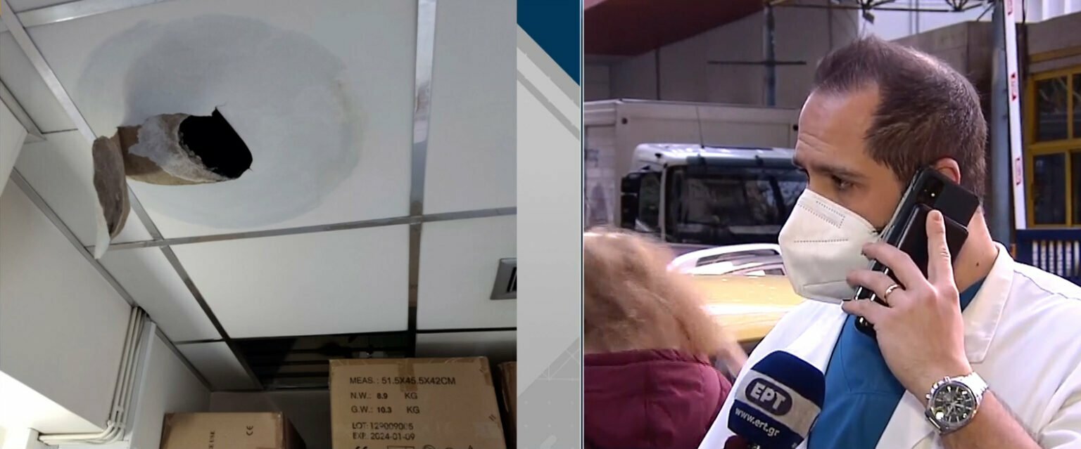 Πρ. εργαζομένων “Ευαγγελισμός”: “Από θαύμα δεν θρηνήσαμε συνάδελφο”, λέει για την πτώση ψευδοροφής