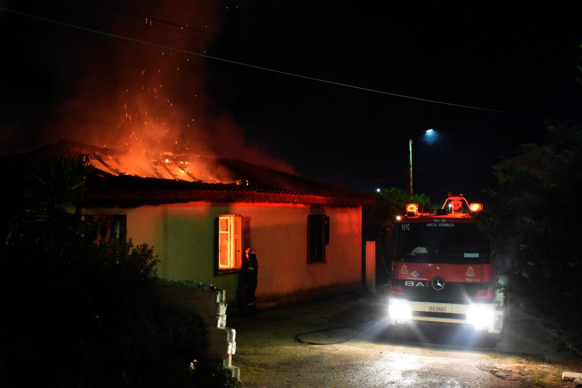 Νάουσα: Νεκρός ηλικιωμένος από πυρκαγιά σε μονοκατοικία