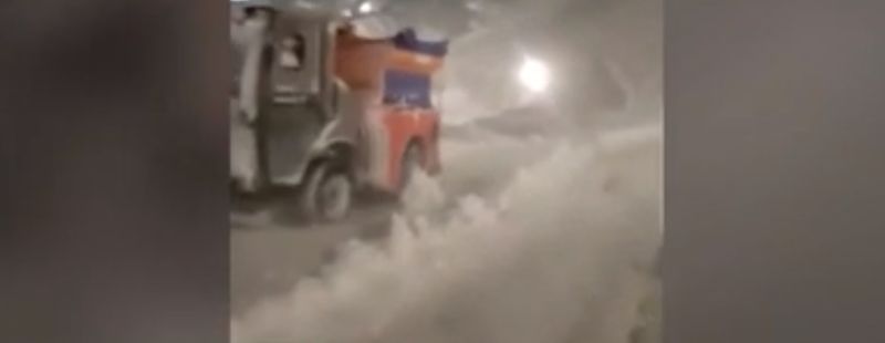 Στο έλεος της κακοκαιρίας η Σαμοθράκη (BINTEO)