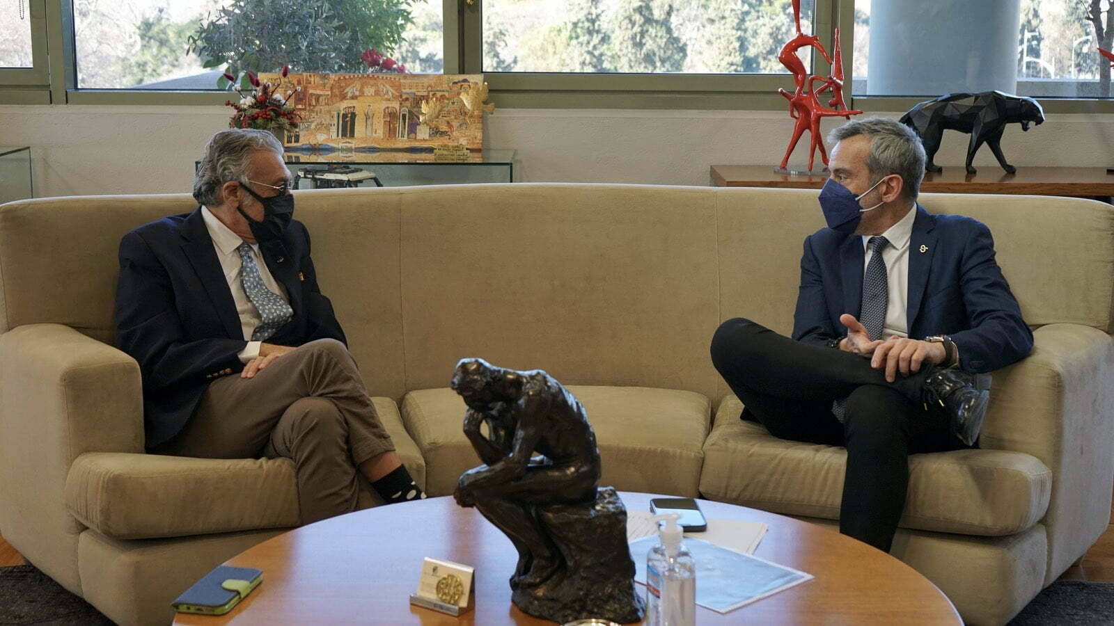 Συνάντηση Κ. Ζέρβα με τον Πρόεδρο της Ισραηλιτικής Κοινότητας Θεσσαλονίκης