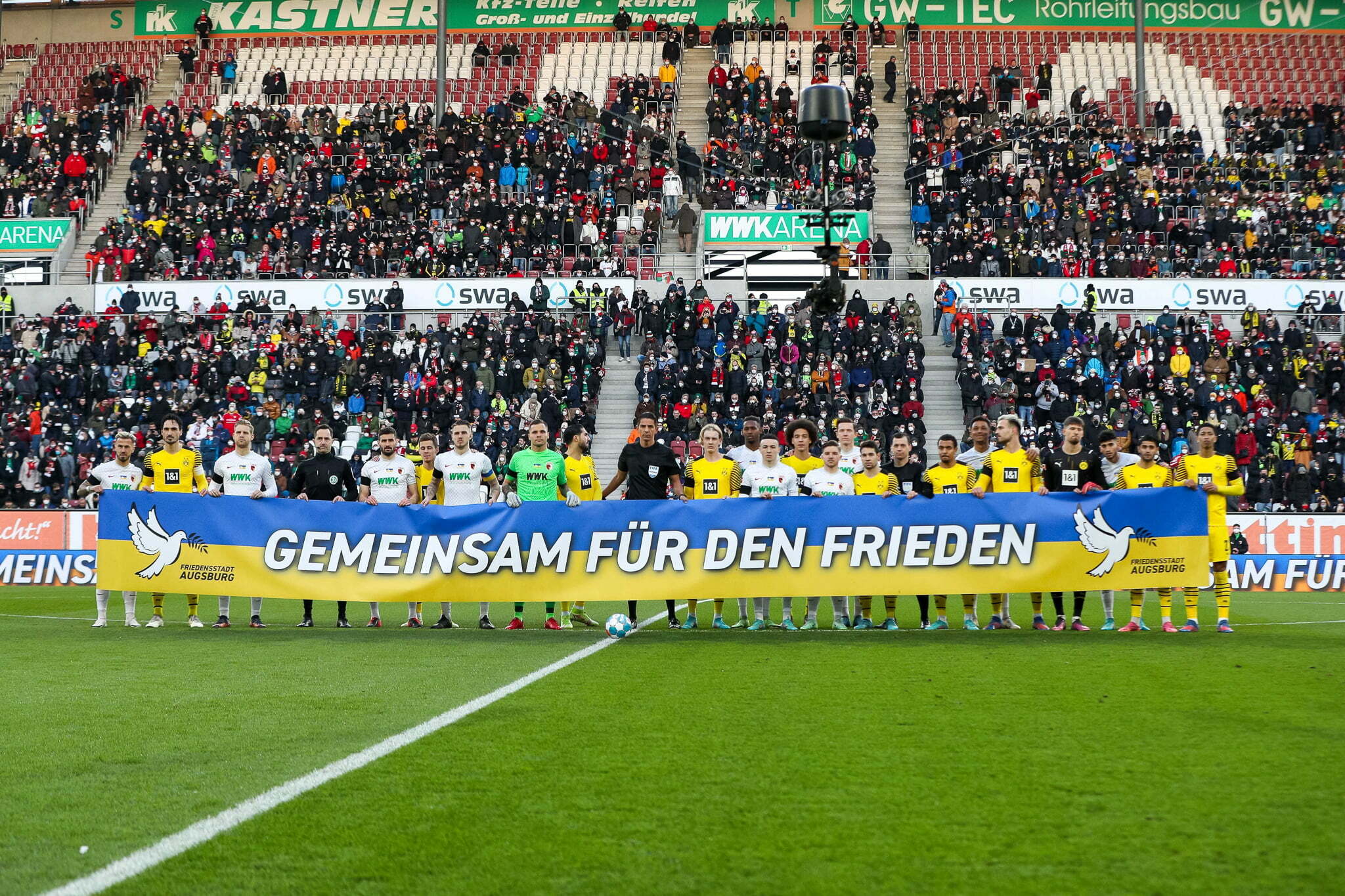 Η Bundesliga ενάντια στον πόλεμο του Πούτιν