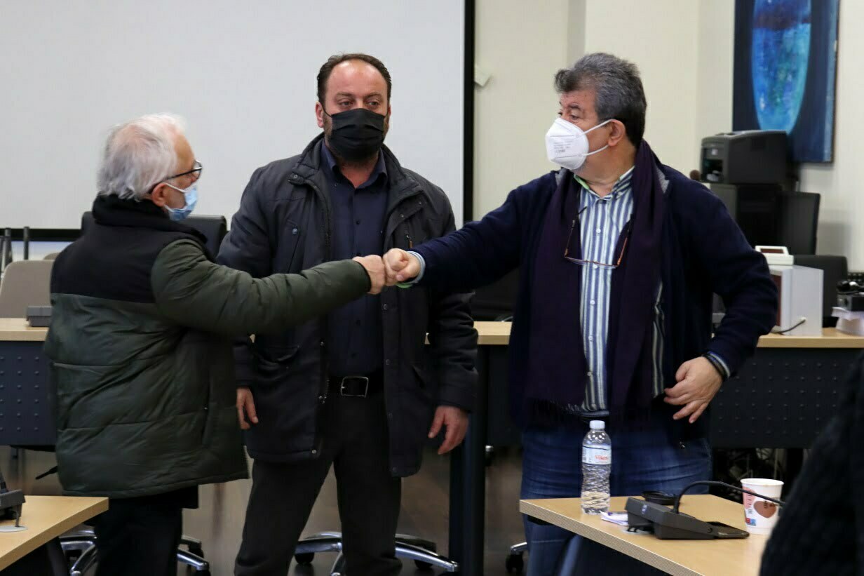 Συνάντηση Δανιηλίδη με τον βουλευτή του ΚΚΕ  Στολτίδη