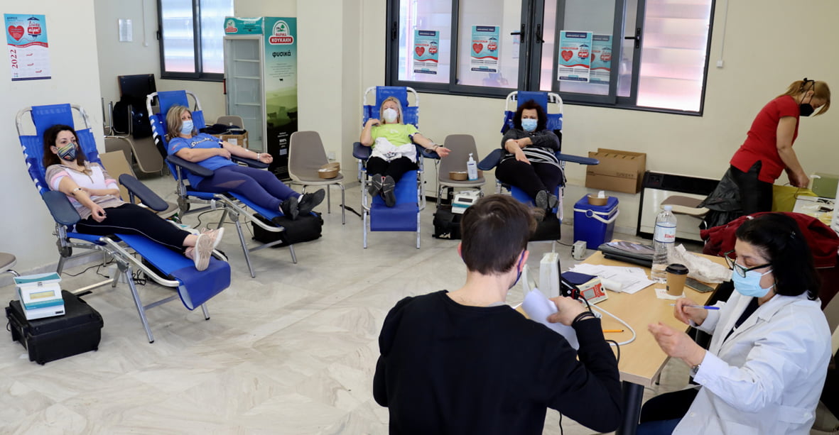 Διπλό ρεκόρ: 27 νέοι δότες μυελού των οστών και 551 επιπλέον μονάδες αίματος στο δήμο Νεάπολης- Συκεών