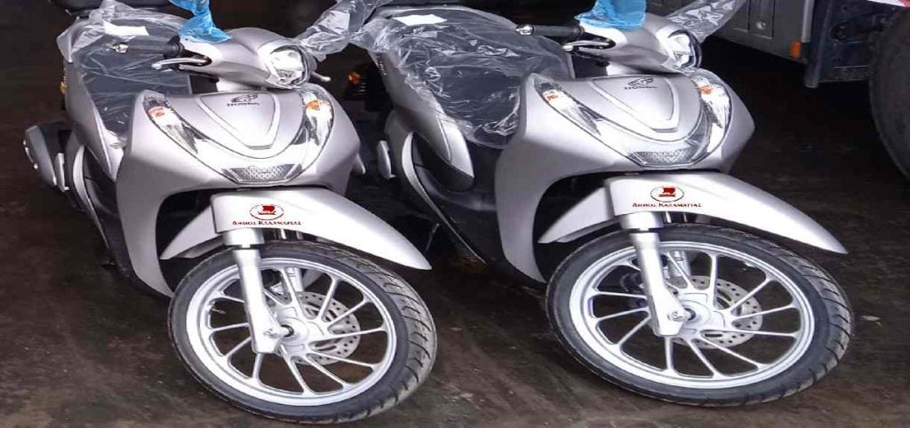 Δ.Καλαμαριάς: Οχτώ νέα σκούτερ στην αντιδημαρχία Πολιτικής Προστασίας και Καθαριότητας