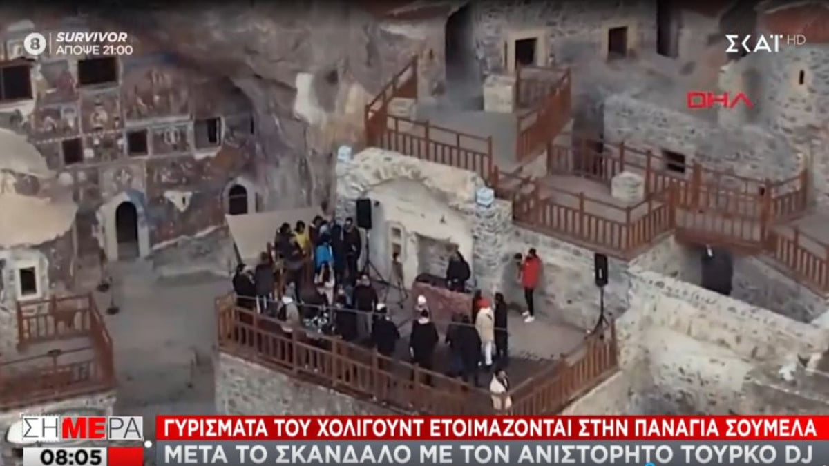Μετά το σκάνδαλο με τον Τούρκο DJ και… γυρίσματα του Χόλιγουντ μέσα στην Παναγία Σουμέλα