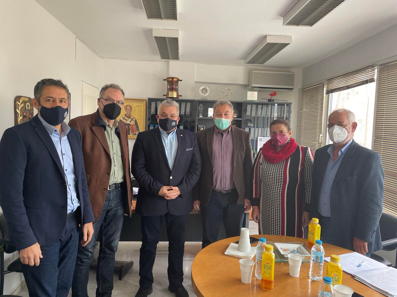 Συνάντηση του δημάρχου Θέρμης με τον πρύτανη και κοσμήτορες του ΑΠΘ