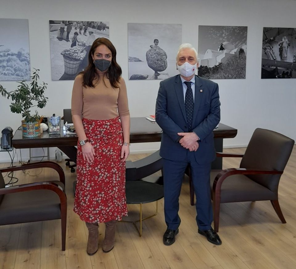 Συνάντηση του Προέδρου του Ε.Ε.Σ. με την Υφυπουργό Εργασίας και Κοινωνικών Υποθέσεων, Δόμνα Μιχαηλίδου