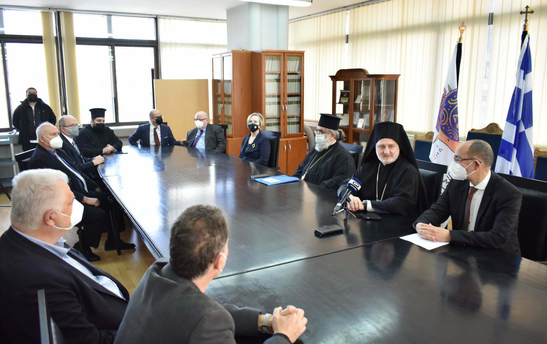 Ο Αρχιεπίσκοπος Αμερικής Ελπιδοφόροςστο Πανεπιστήμιο Μακεδονίας