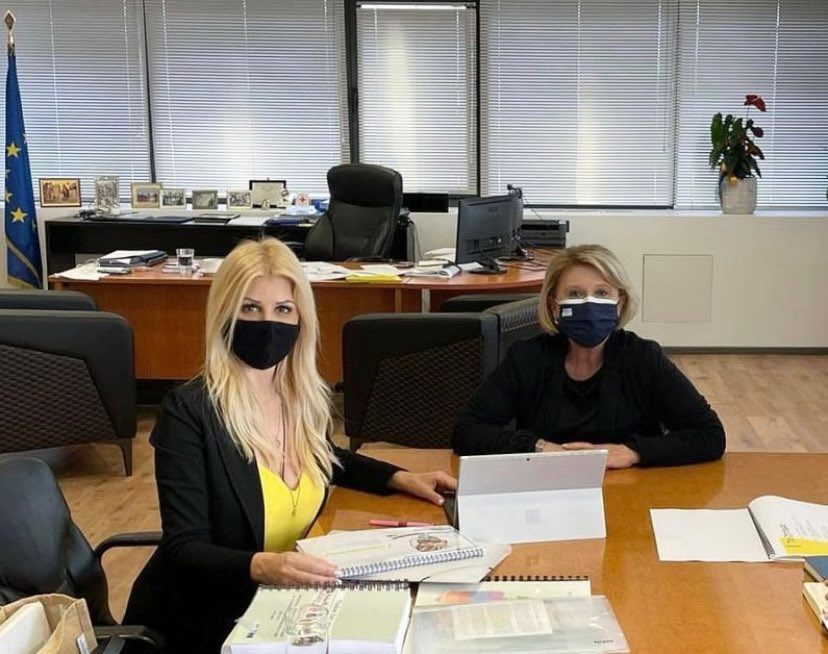Συνάντηση Ε.Ράπτη με την Υφυπουργό Μετανάστευσης και Ασύλου, Σ.Βούλτεψη