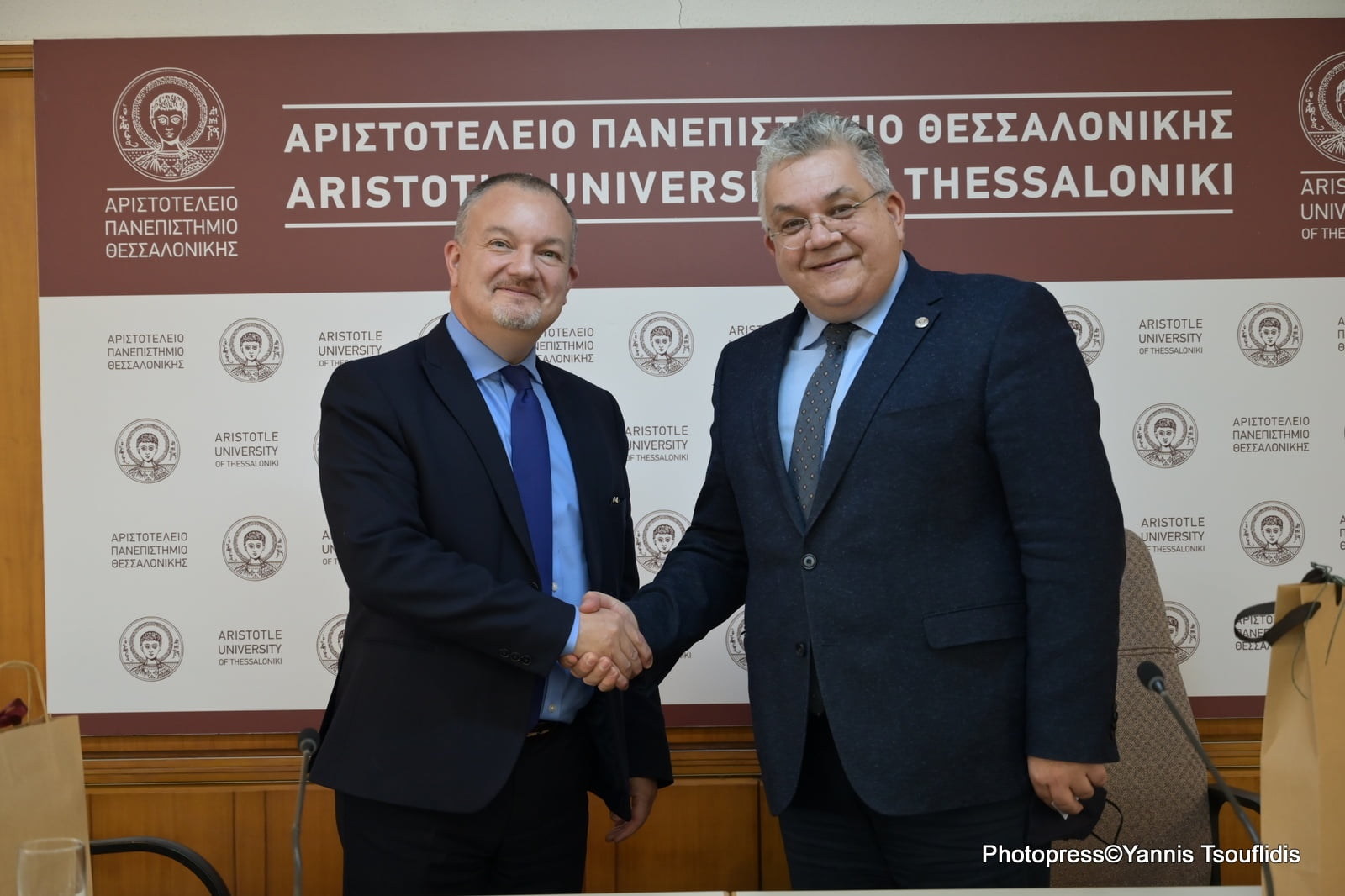 Συνάντηση του Πρύτανη του ΑΠΘ με τον Πρέσβη του Ηνωμένου Βασιλείου στην Αθήνα