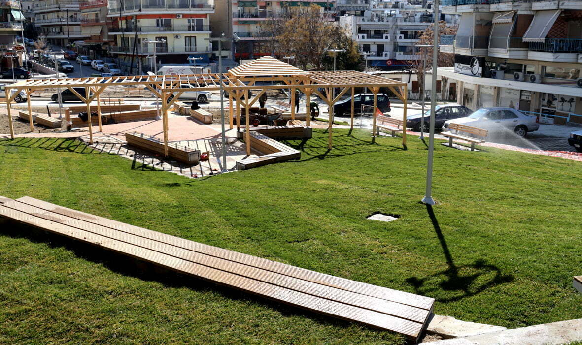 Το Πάρκο της λεωφ. Ανδρέα Παπανδρέου και Ρήγα Φεραίου πρασίνισε