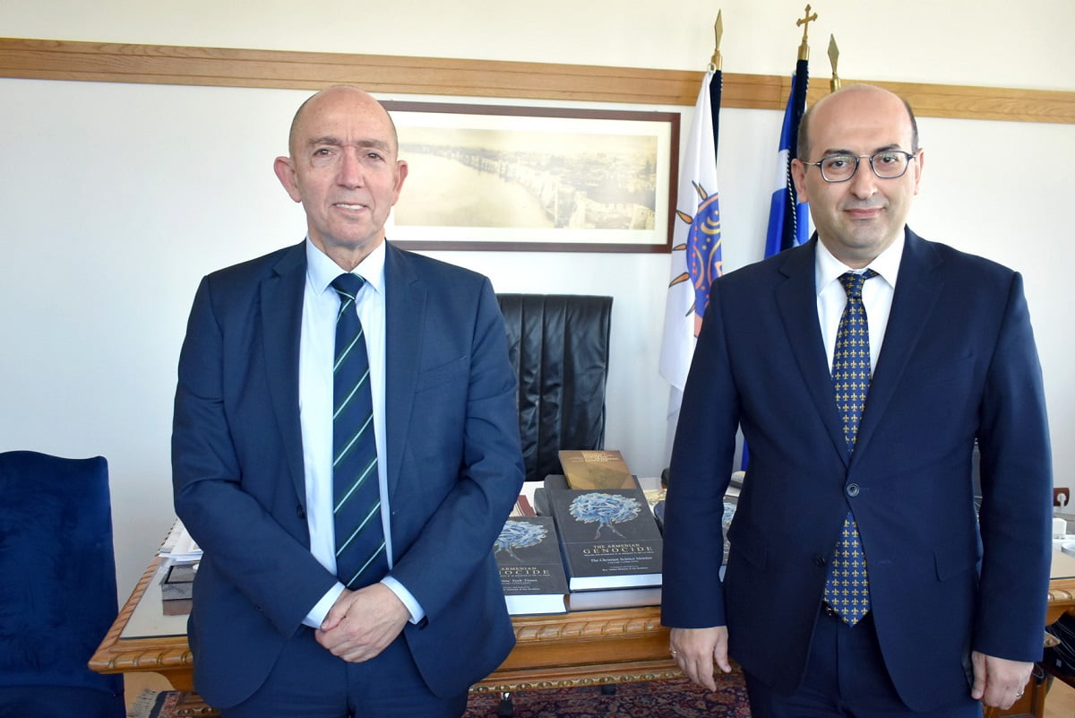 Ο Πρέσβης της Δημοκρατίας της Αρμενίας επισκέφτηκε το Πανεπιστήμιο Μακεδονίας