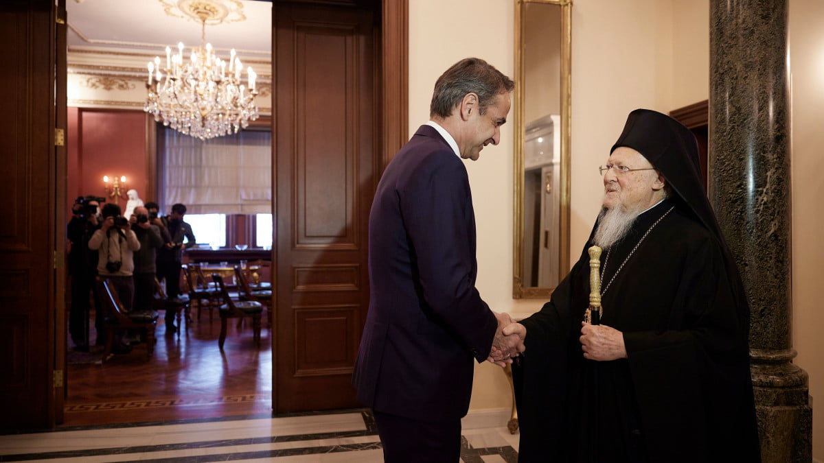 Βαρθολομαίος σε Μητσοτάκη: Χαρά για την προσέγγιση Ελλάδας – Τουρκίας