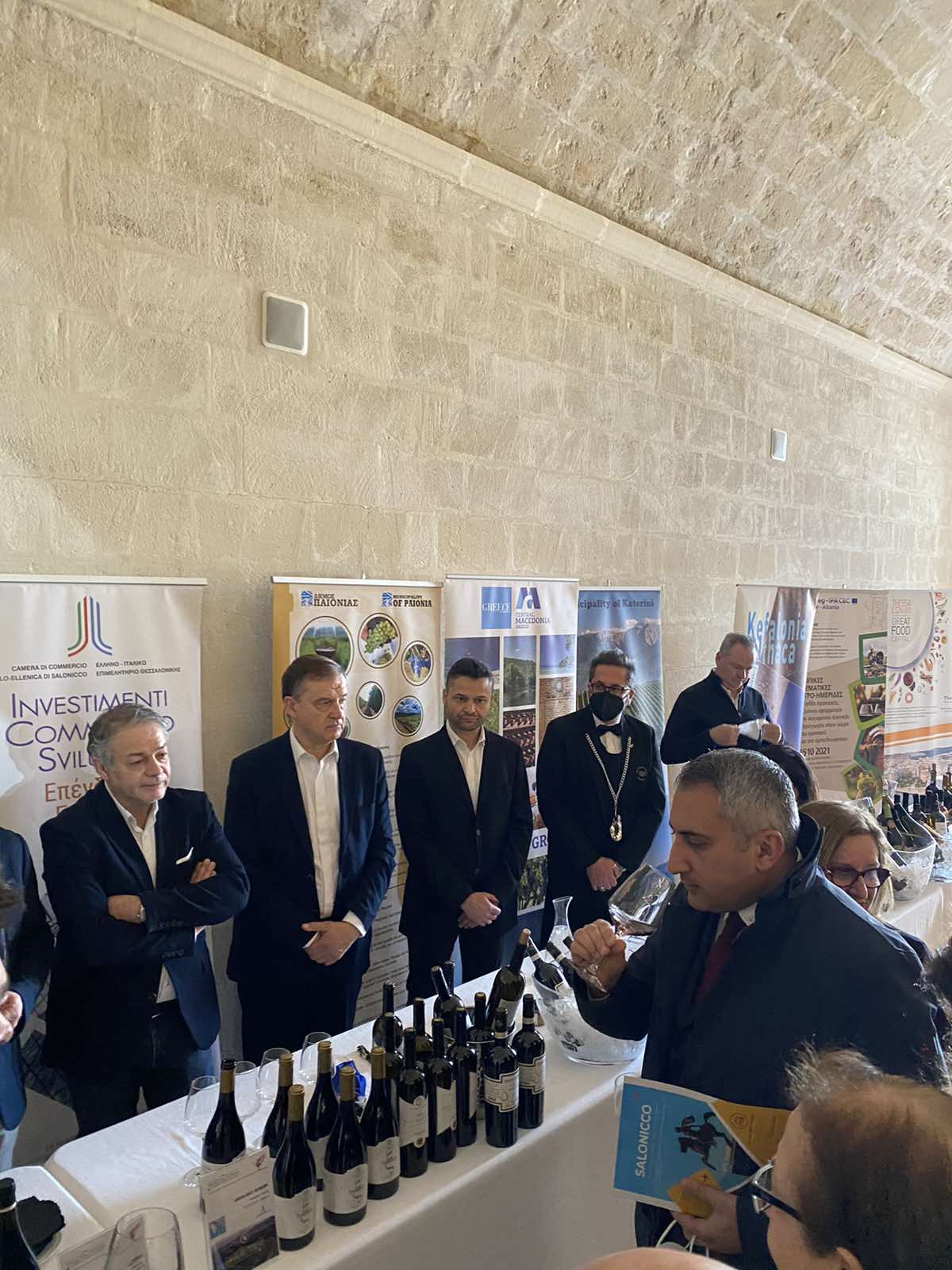 Η Περιφέρεια Κεντρικής Μακεδονίας στο Διεθνές Φεστιβάλ οινογευσίας στην Ιταλία