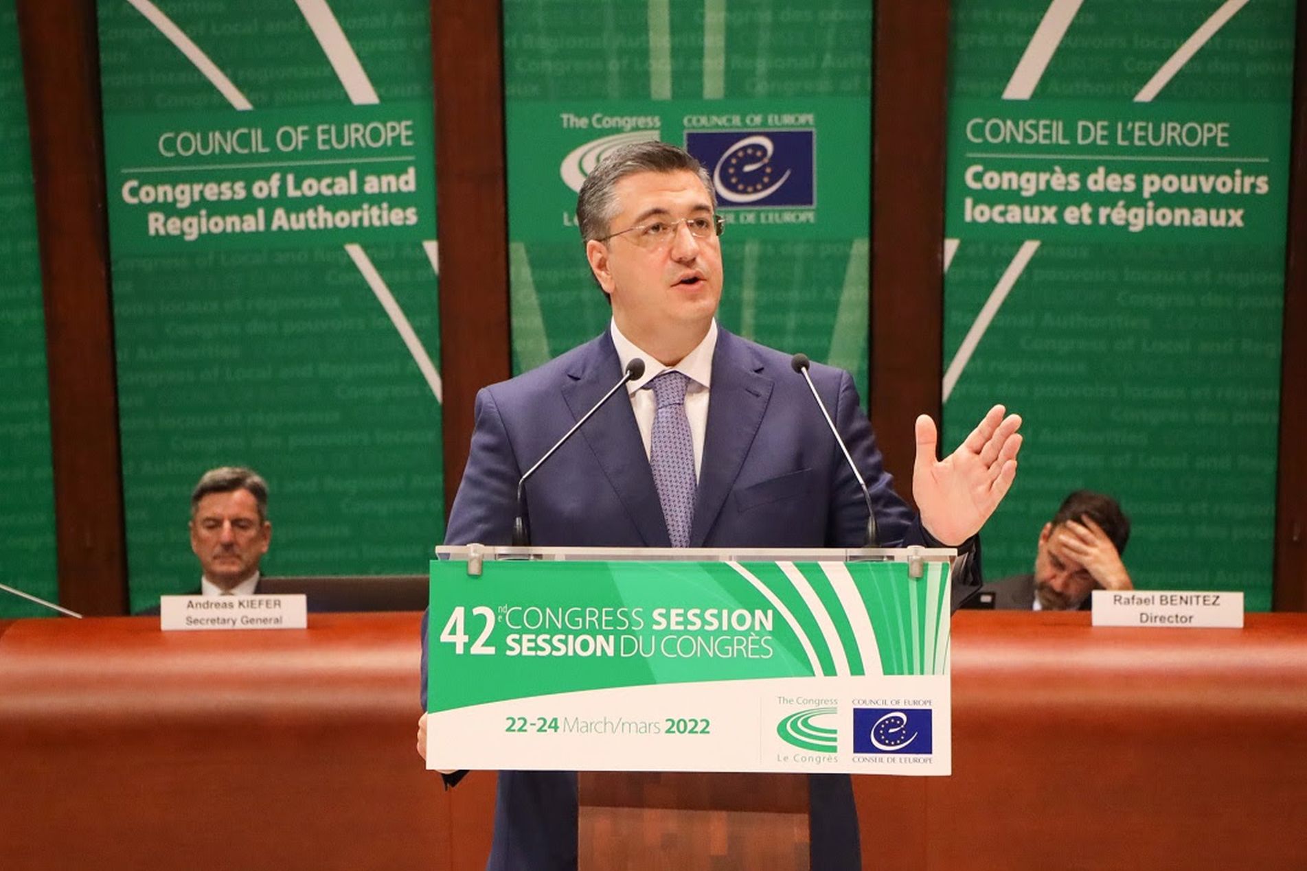 Τζιτζικώστας: Κεντρικός ομιλητής στο Κογκρέσο του Συμβουλίου της Ευρώπης στο Στρασβούργο