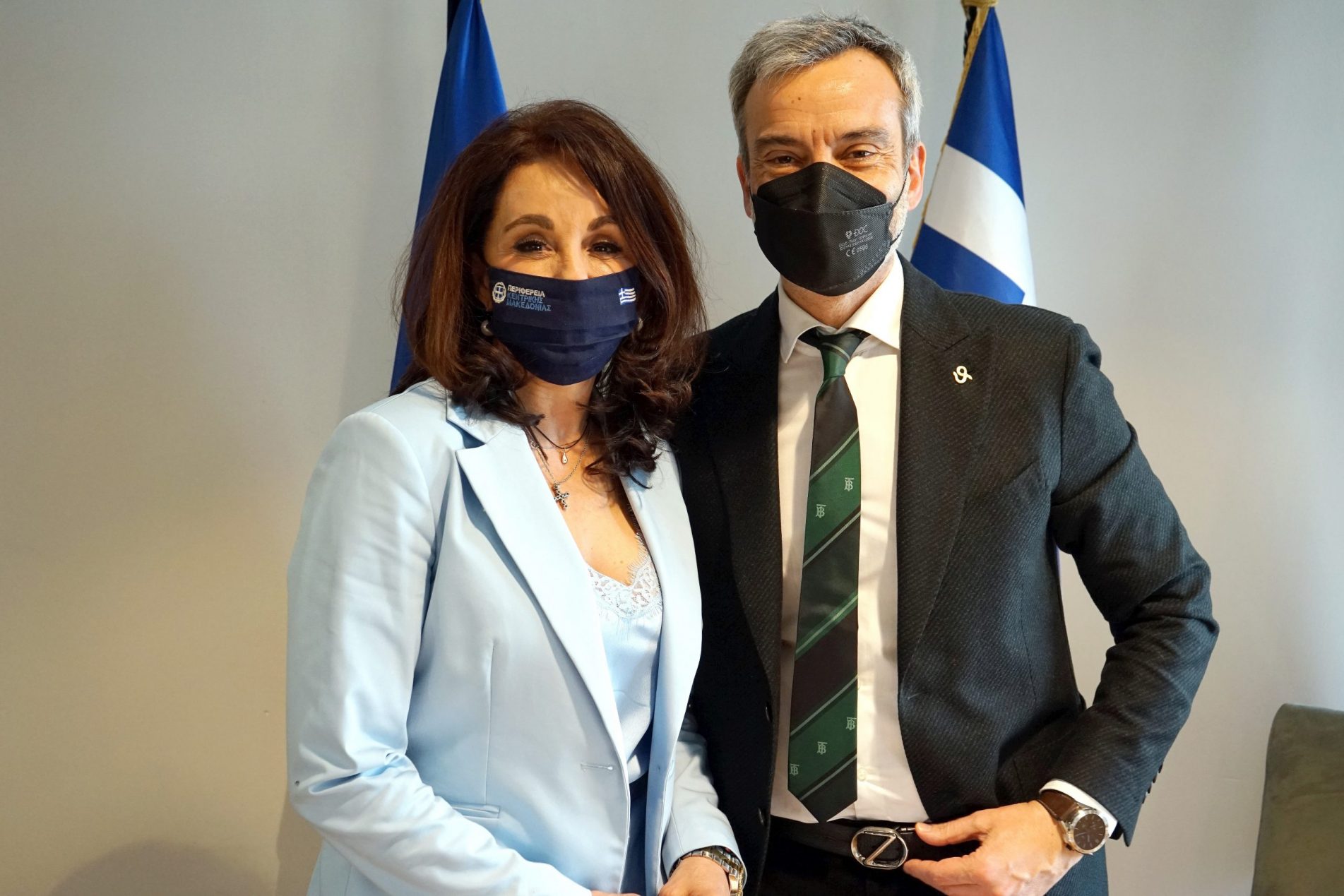 Συνάντηση Βούλας Πατουλίδου- Kωνσταντίνου Ζέρβα για τη «Μητροπολιτική Θεσσαλονίκη»