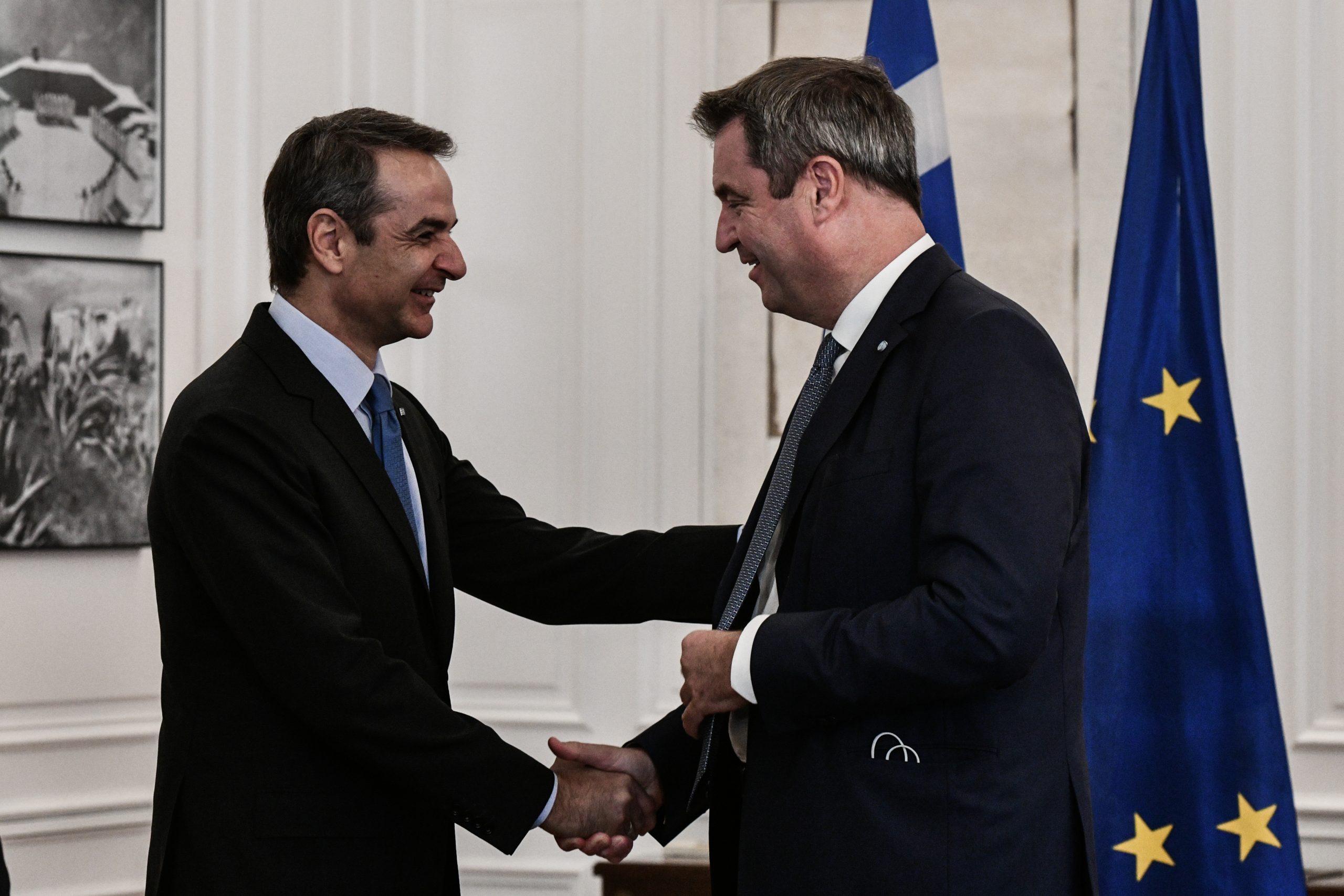 Τι συζήτησε ο Κ. Μητσοτάκης με τον Βαυαρό πρωθυπουργό