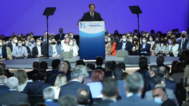 Ν. Αναστασιάδης στο συνέδριο της ΝΔ: Ελλάδα και Κύπρος πυλώνες σταθερότητας και στρατηγικοί εταίροι