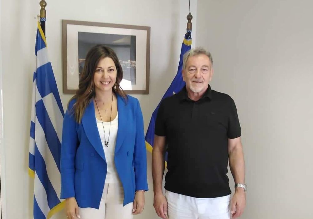 Δ. Θέρμης: Συνάντηση του δημάρχου με την υφυπουργό Τουρισμού για την ανάπτυξη της περιοχής