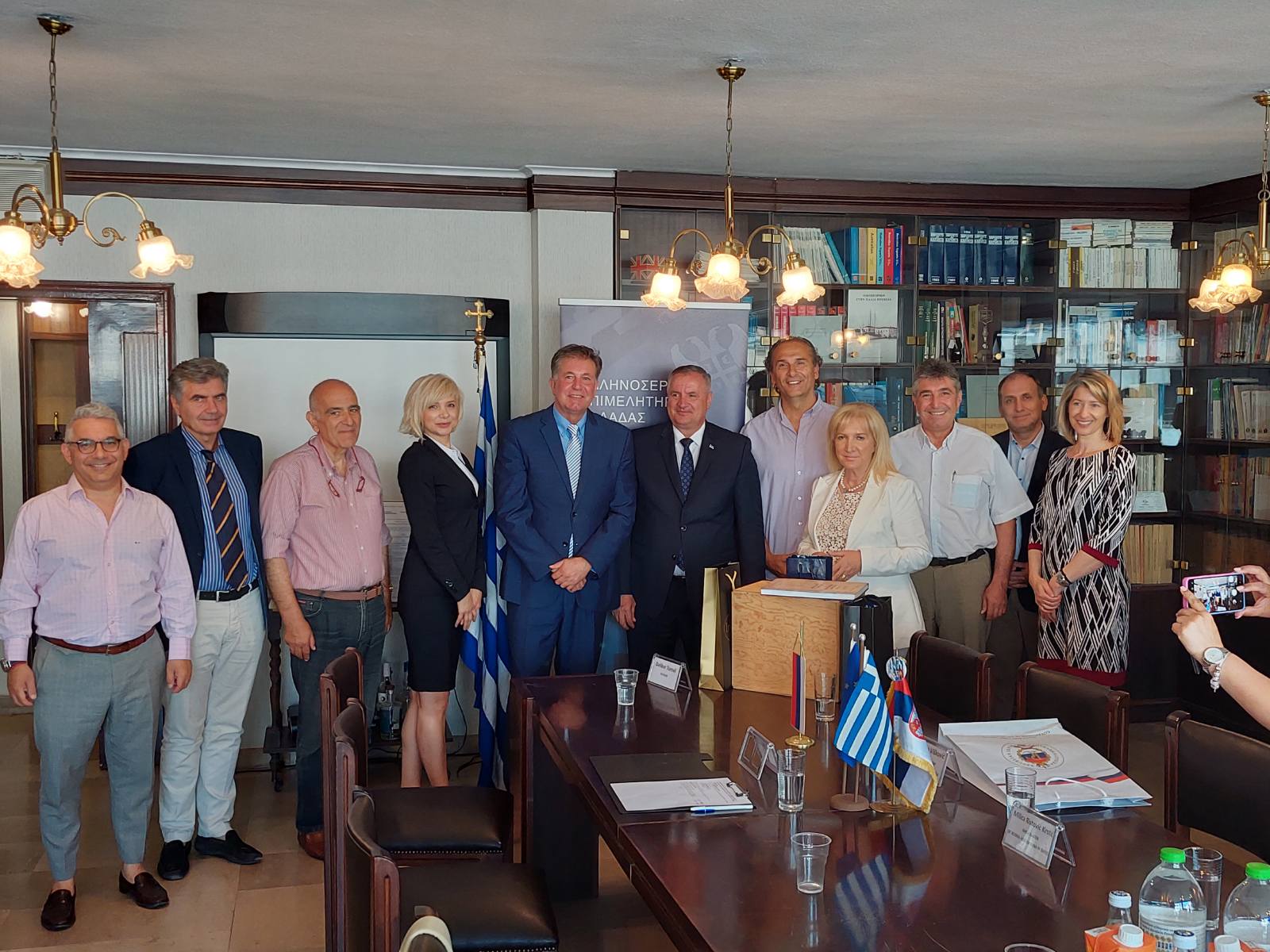 Στο Ελληνοσερβικό Επιμελητήριο Β. Ελλάδος, ο  Πρωθυπουργός της “Σερβικής” Δημοκρατίας της Βοσνίας