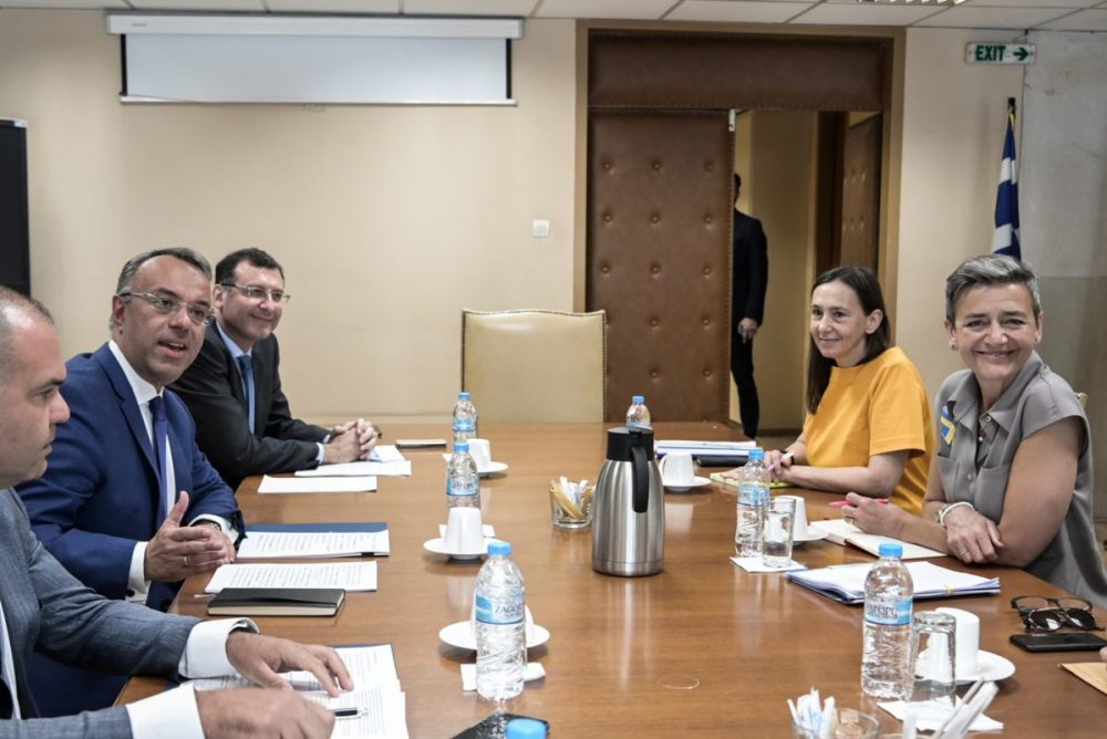 Χ. Σταϊκούρας: Ευρωπαϊκές λύσεις για το ζήτημα της ενέργειας ζήτησε από τη Βεστάγκερ