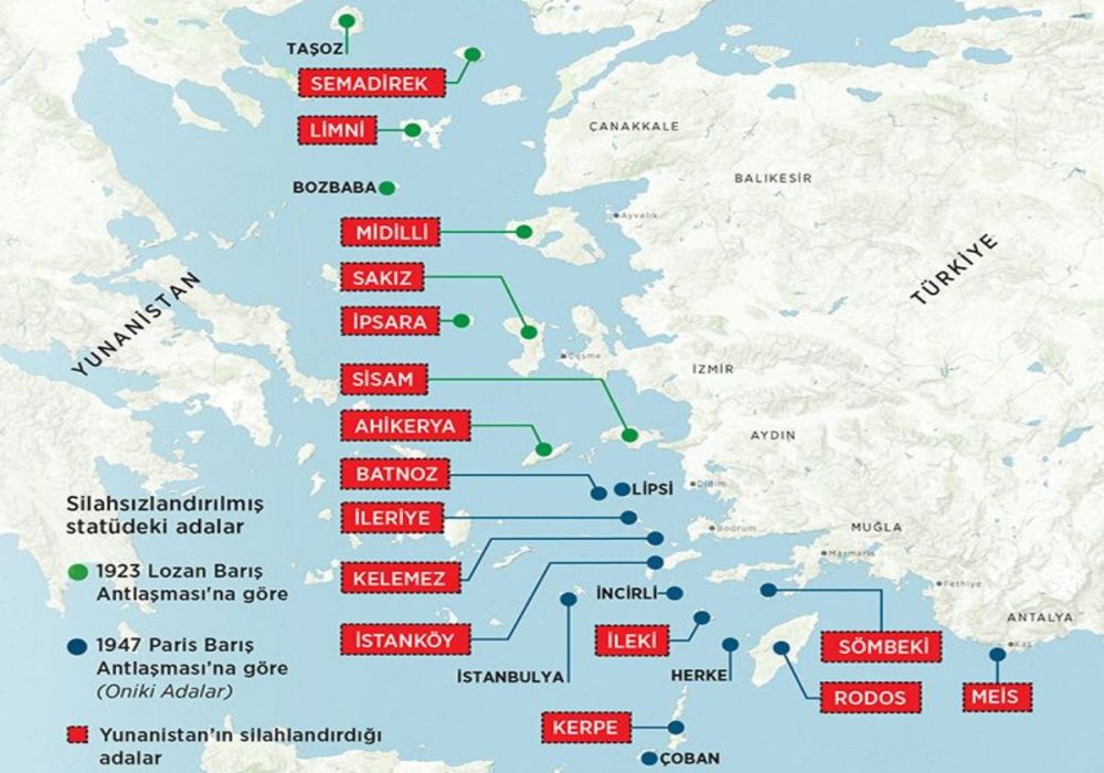 Νέος χάρτης-πρόκληση για τα νησιά από τους Τούρκους!