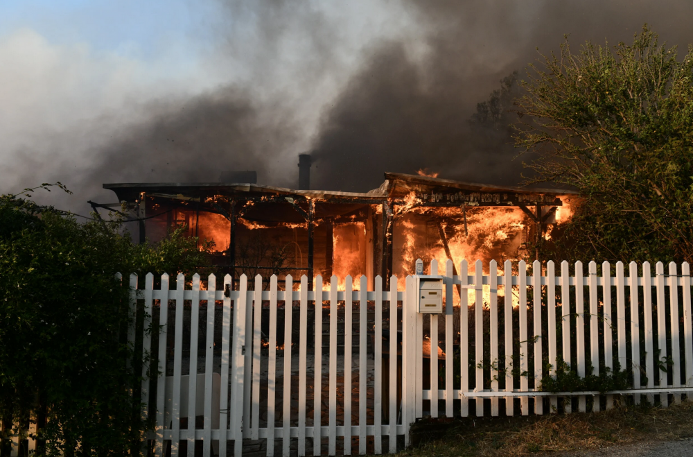 Θλιβερά το θέαμα και το αποτέλεσμα της καμένης γης