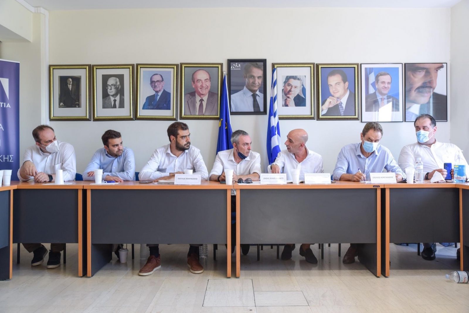 Συνωστισμός Νεοδημοκρατών στη Θεσσαλονίκη