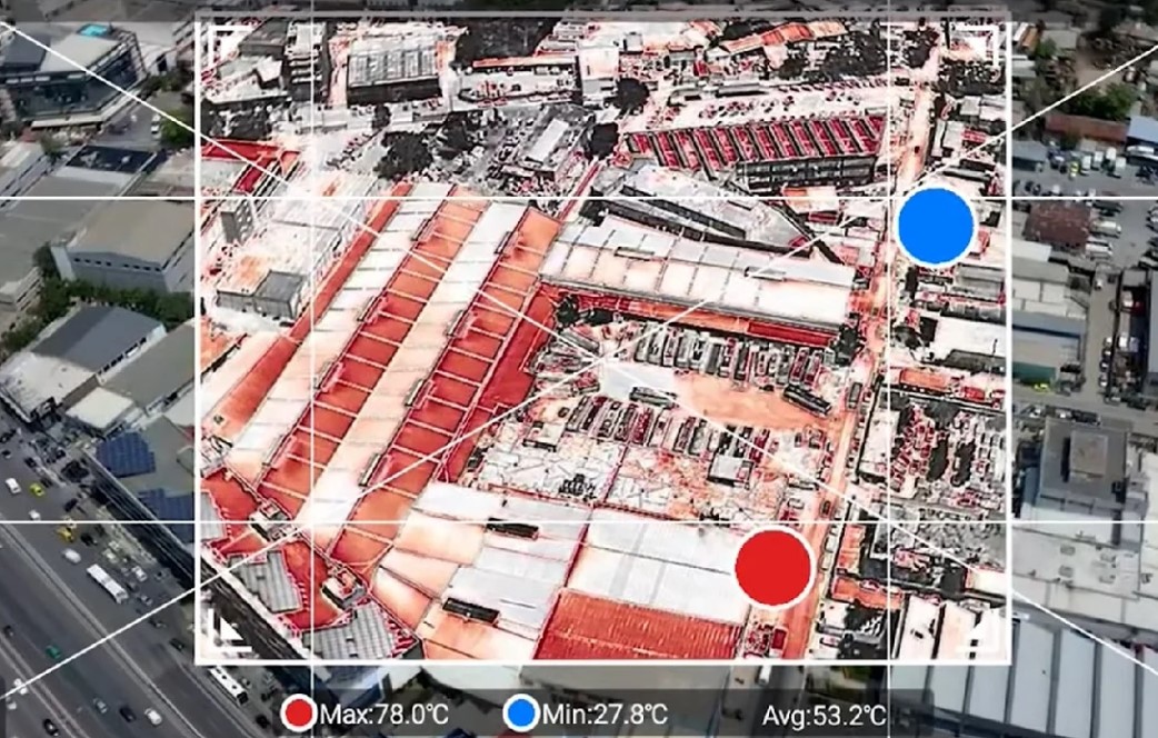 «Λιώνει» από τον καύσωνα η Αθήνα – Θερμικό drone κατέγραψε απίστευτες θερμοκρασίες