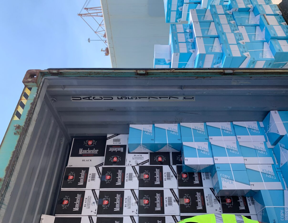 ΑΑΔΕ: Μπλόκο εκατομμυρίων σε 9 κοντέινερ με λαθραία τσιγάρα